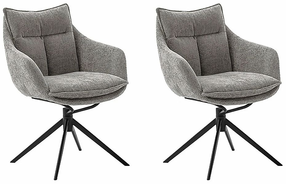 MCA furniture Esszimmerstuhl, Strukturstoff, (2er-Set), drehbar 360, Dreh- günstig online kaufen