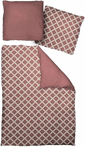 Adam Bettwäsche "Maroccan Shiraz" 2 Stk. tlg. mit Karomuster günstig online kaufen