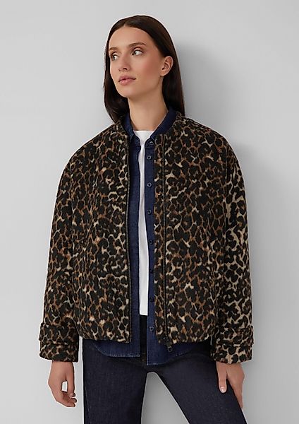 s.Oliver Funktionsjacke Outdoor-Jacke Wollmix-Blouson mit gerafftem günstig online kaufen