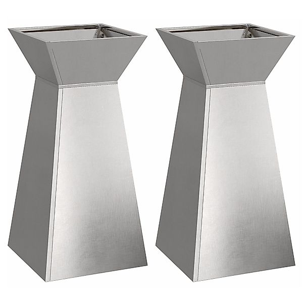 vidaXL Blumentopf Pflanzenständer Edelstahl 35 x günstig online kaufen
