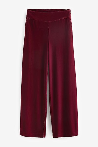 Next Samthose Samthose mit weitem Beinschnitt günstig online kaufen
