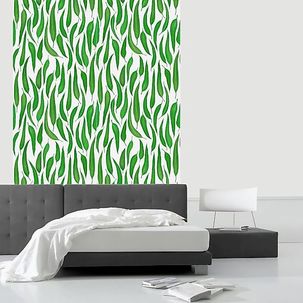 queence Vinyltapete »Weiden Blätter«, bedruckt-Motiv-botanisch-floral-gemus günstig online kaufen
