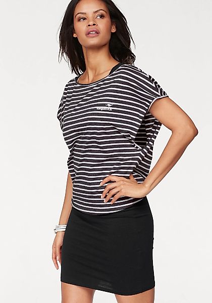 KangaROOS Jerseykleid Set, mit T-Shirt, 2 Stk. tlg. Mini-Länge, figurbetont günstig online kaufen