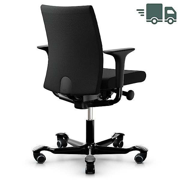 HAG Creed 6004 Bürostuhl | Mittelhohe Polsterrückenlehne | Select schwarz günstig online kaufen