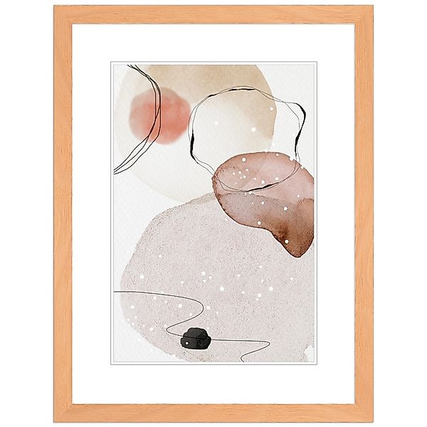 WANDStyle Bilderrahmen H300, Apricot, aus Massivholz günstig online kaufen