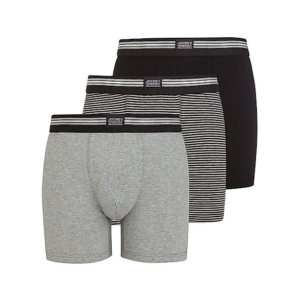 Jockey Trunk "Cotton Stretch Boxer Trunk", (3er Pack), Mittlere Bundhöhe, l günstig online kaufen