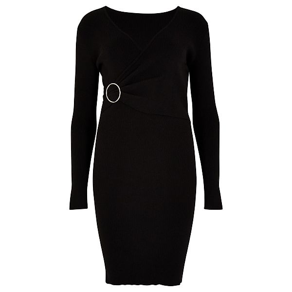 Apricot Strickkleid Wickeloptik-Minikleid, (1-tlg., Stoffgürtel) mit günstig online kaufen