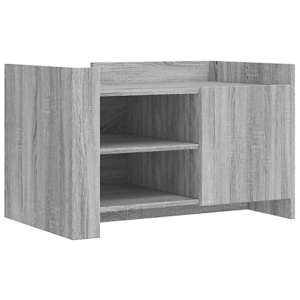 vidaXL Couchtisch Grau Sonoma 80x50x50 cm Holzwerkstoff 848358 günstig online kaufen