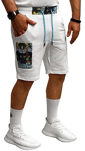 RMK Shorts Herren Short kurze Hose Sommer Bermuda Basic Einfarbig Elastikbu günstig online kaufen