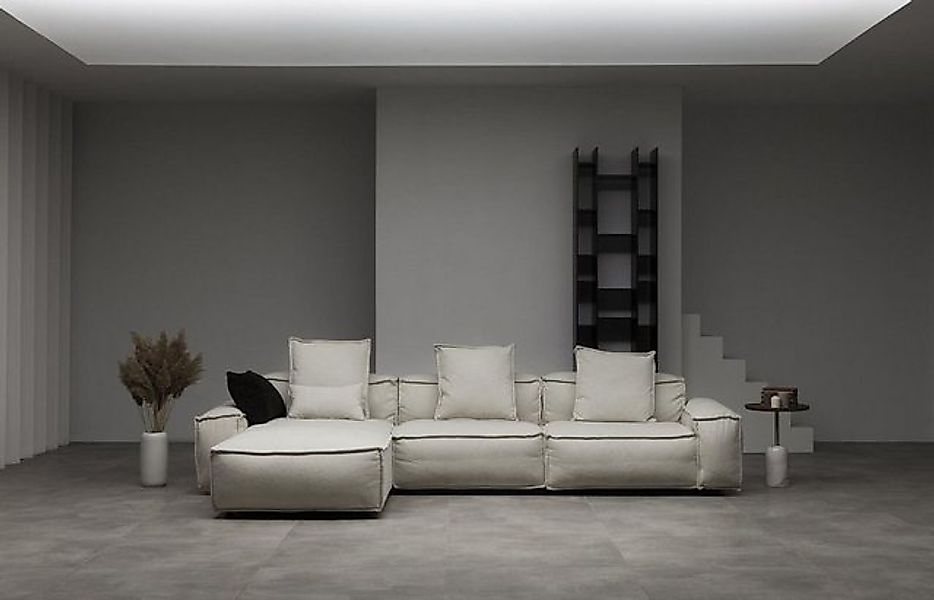 JVmoebel Ecksofa Ecksofa Polster Modern Wohnlandschaft Stoff Sofa Couchen M günstig online kaufen