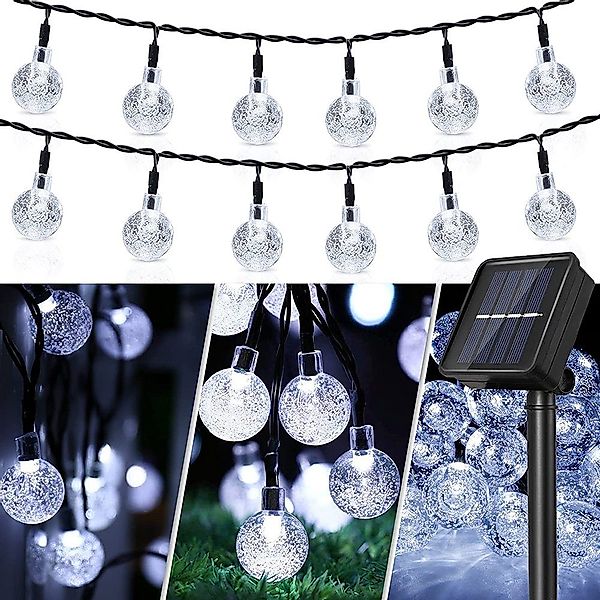 MUPOO LED-Lichterkette LED-Solarleuchten 5M 20LEDs/ 9.5M günstig online kaufen