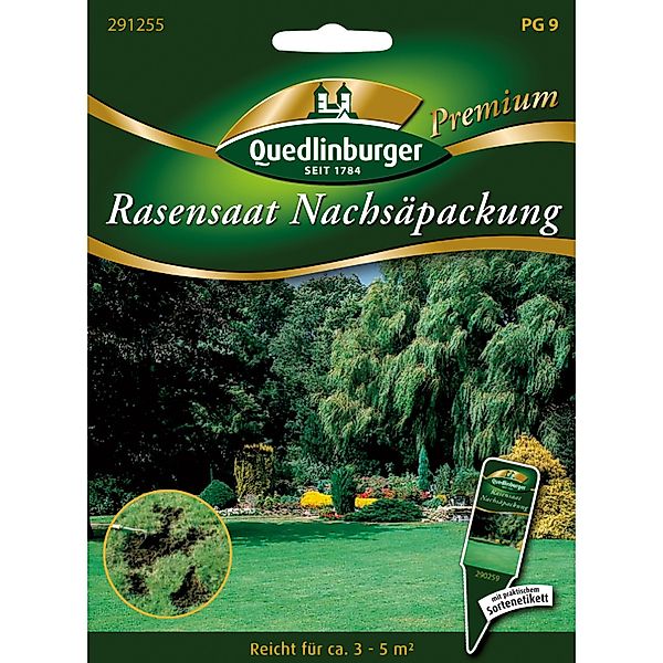 Quedlinburger Nachsäpackung Rasen Grün Loses Saatgut günstig online kaufen