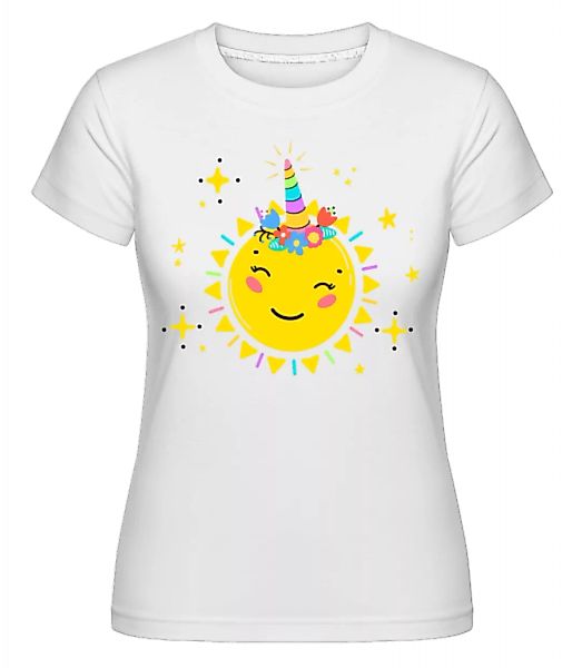 Fröhliche Sonne · Shirtinator Frauen T-Shirt günstig online kaufen