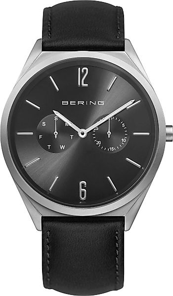 Bering Armbanduhr mit Kalbslederband Slim Design 17140-402 Herrenuhr günstig online kaufen