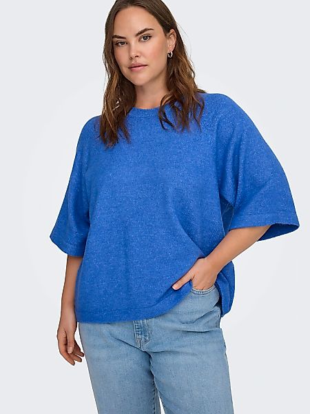 ONLY CARMAKOMA Strickpullover "CARSIMONI 3/4 PULLOVER KNT NOOS" Materialmix günstig online kaufen