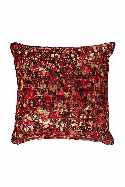 Kayoom Fellkissen »Finish Pillow 125«, Metallic-Effekt, hair-on-leather, Ha günstig online kaufen