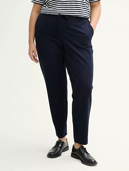 TOM TAILOR PLUS Stoffhose Plus Size - Loose Fit Hose günstig online kaufen