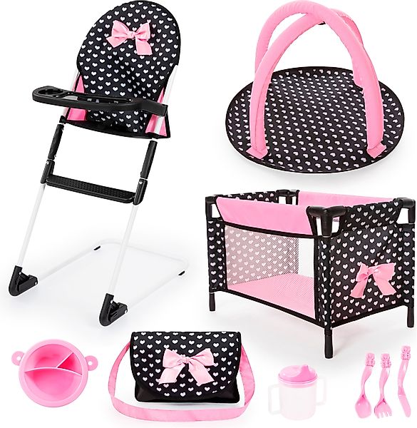 Bayer Puppenmöbel Puppen-Reisebett (Set), mit Hochstuhl, günstig online kaufen