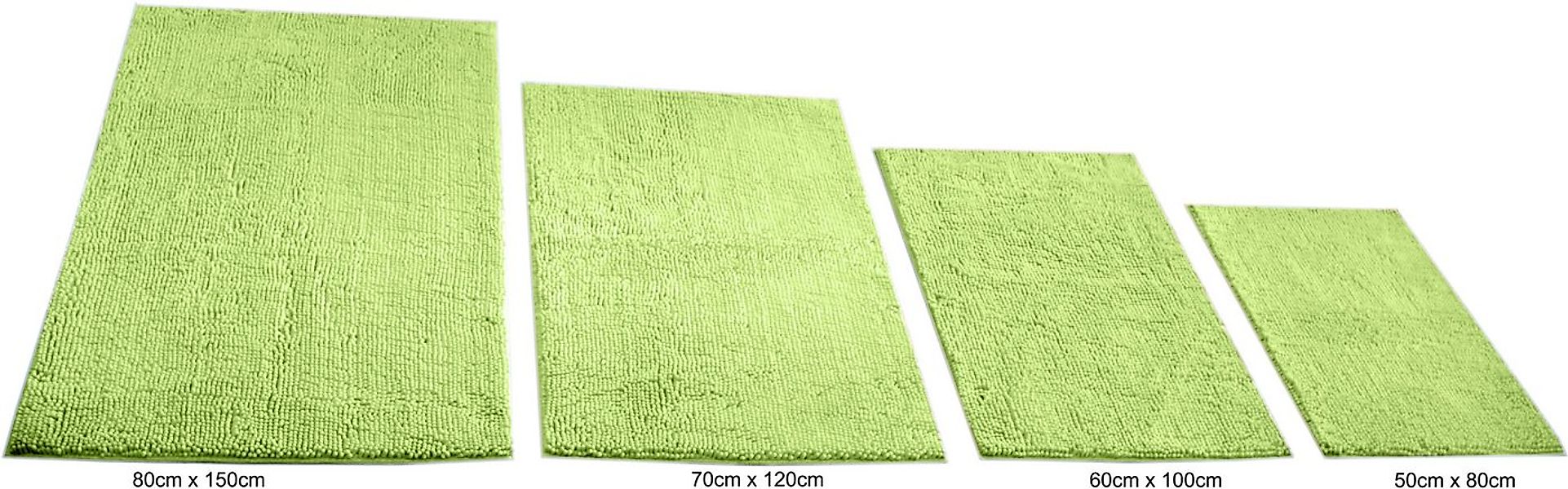 KiNZLER Badematte Chenille, Höhe 18 mm, rutschhemmend beschichtet, fußboden günstig online kaufen