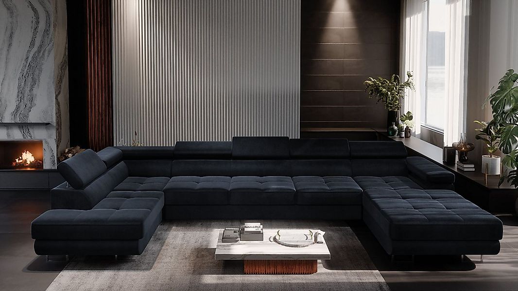 NEXT COLLECTION Ecksofa WILD MAXI U, elegante Metallbeine, verstellbare Kop günstig online kaufen