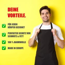 YORA Grillschürze für Männer lustig, (Set, günstig online kaufen