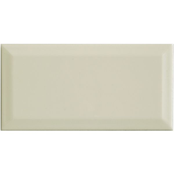 Wandfliese Facette Metro Creme glänzend glasiert 10 cm x 20 cm günstig online kaufen