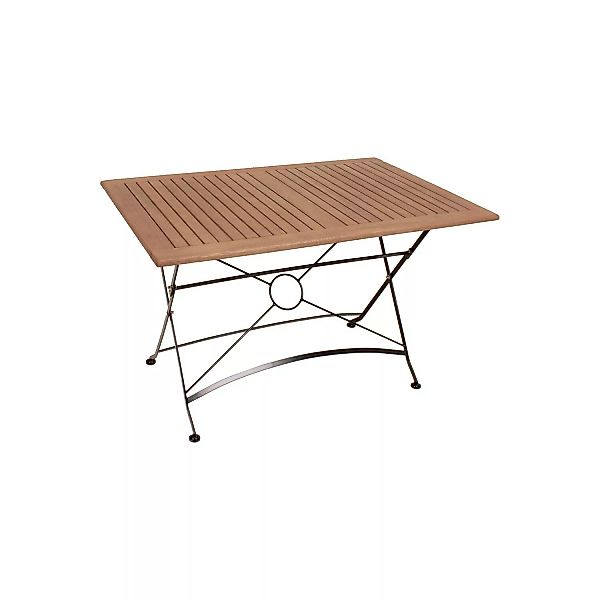 Gartentisch aus Eukalyptus GARDA-120 in braun, B/H/T: ca. 120/74/80 cm günstig online kaufen