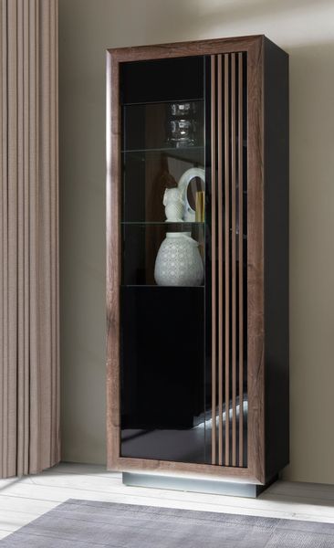 FORTE Vitrine "Savona" Höhe 197 cm, inkl. Sockelbeleuchtung günstig online kaufen