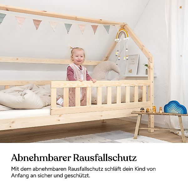 Ehrenkind Hausbett Lille aus massivem Kiefernholz günstig online kaufen