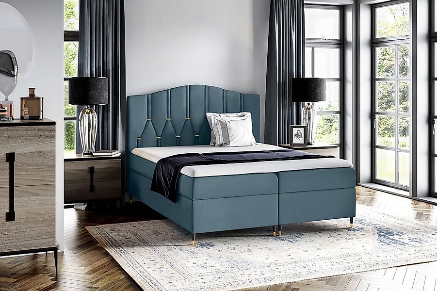 99rooms Boxspringbett Palmira (Schlafzimmerbett, Bett), 120/140/160/180/200 günstig online kaufen