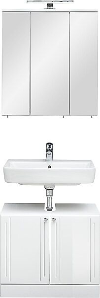 Saphir Badmöbel-Set »Quickset 955 2-teilig, Waschbeckenunterschrank und LED günstig online kaufen