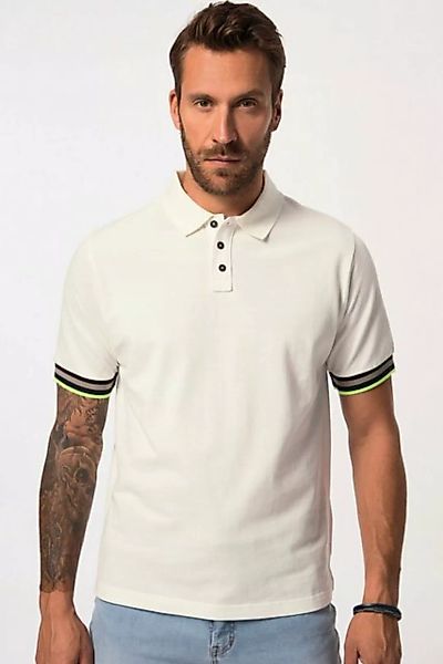 JP1880 Poloshirt Poloshirt Halbarm Piqué Streifenbündchen bis 8 XL günstig online kaufen