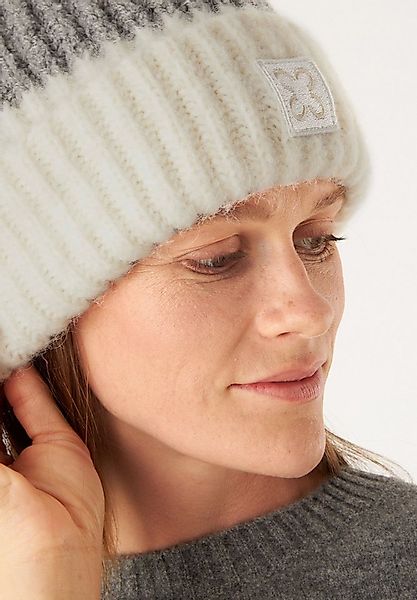 Codello Strickmütze (1-St) aus Bouclé- und Rippstrick günstig online kaufen