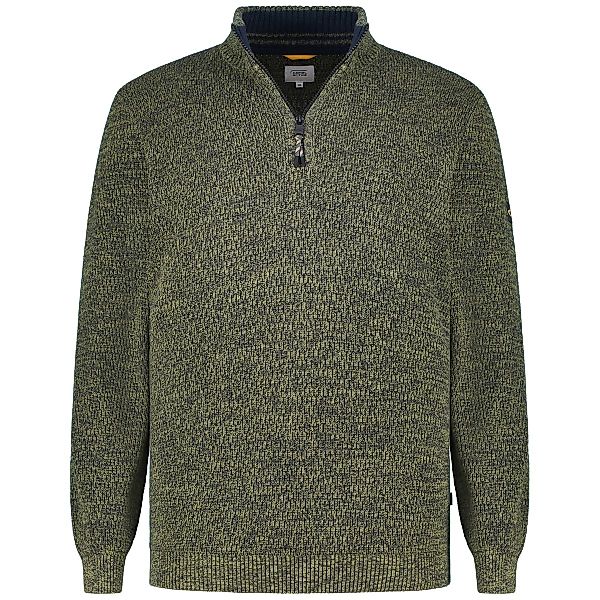 camel active Strickpullover aus Baumwollmischung Farbe oliv Größe: 5XL günstig online kaufen