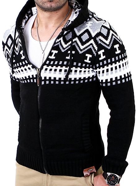 Reslad Strickpullover Reslad Herren Grobstrick Norweger günstig online kaufen