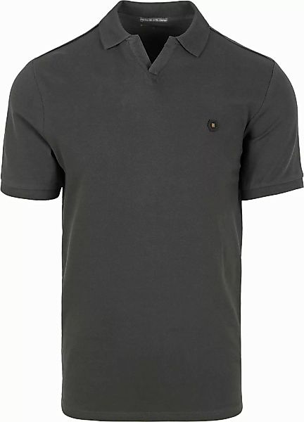 No Excess Poloshirt Riva Solid Anthrazit - Größe XXL günstig online kaufen