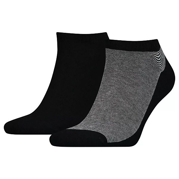 Levi´s ® 168sf Low Micro Stripe Socken 2 Paare EU 43-46 Jet Black günstig online kaufen