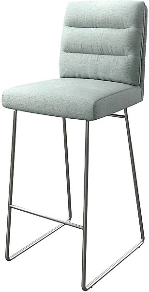 Barstuhl Pela-Flex Stripes Mint Kufengestell Edelstahl günstig online kaufen
