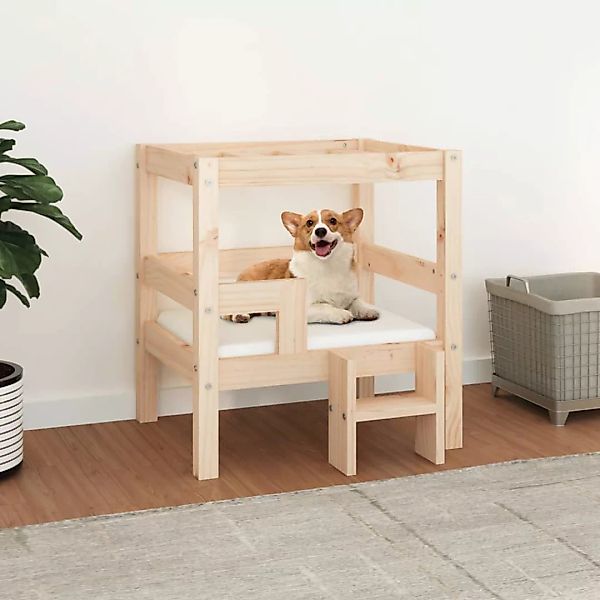 Vidaxl Hundebett 55,5x53,5x60 Cm Massivholz Kiefer günstig online kaufen