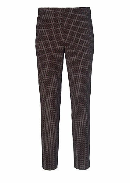 GOLDNER Chinos "Stretchbequeme Jacquard-Hose MARTHA" günstig online kaufen