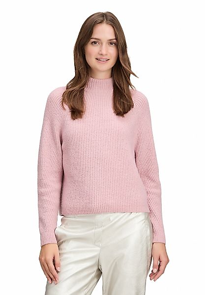 Betty&Co Strickpullover "Damen Grobstrick-Pullover mit hohem Kragen" 1 Stk. günstig online kaufen