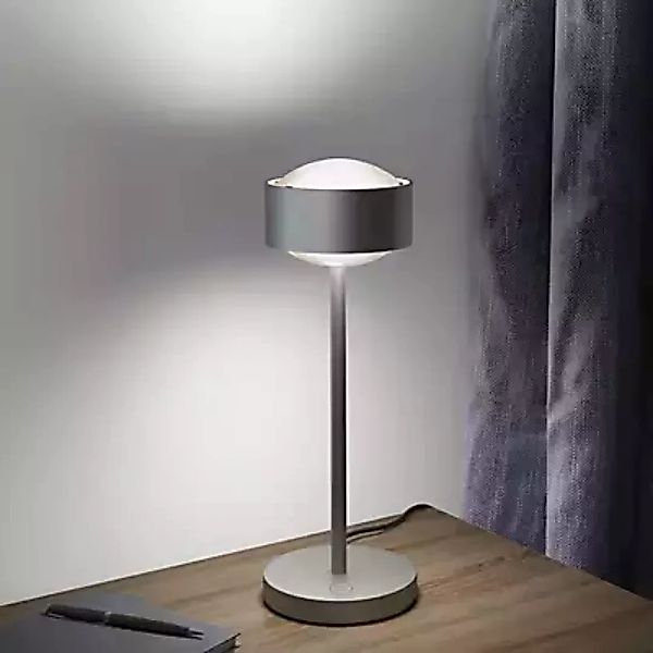 Top Light Puk! 120 Eye Avantgarde Tischleuchte LED, schwarz-holz/chrom - Li günstig online kaufen