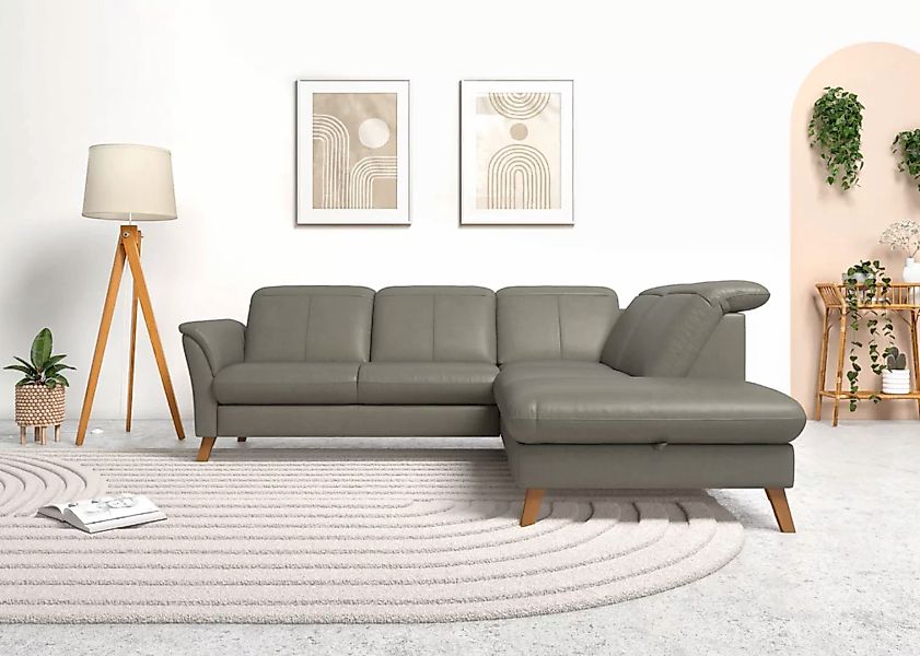 sit&more Ecksofa »Romero L-Form«, wahlweise mit oder ohne TV-Funktion, Bett günstig online kaufen