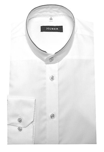 Huber Hemden Langarmhemd HU-0076 Stehkragen, Kontraststoff, günstig online kaufen