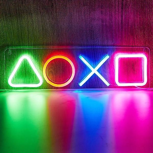 Sunicol LED Dekolicht Spieltaste Leuchtreklame Gaming günstig online kaufen