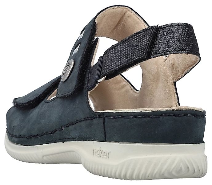 Rieker Sandale, Sommerschuh, Sandalette, Keilabsatz, mit herausnehmbarem Fu günstig online kaufen