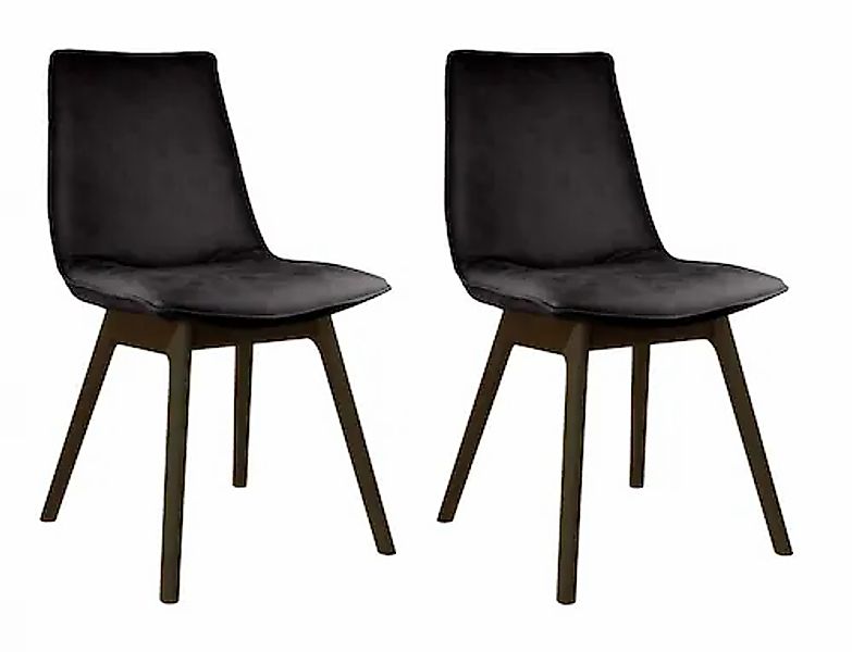 andas Esszimmerstuhl »Ramon« (Set) 2 Stk. Microfaser mit Massivholzbeinen, günstig online kaufen