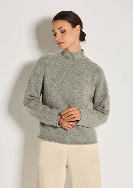 MADELEINE Strickpullover Moderner Glattstrickpullover mit Stehkragen günstig online kaufen