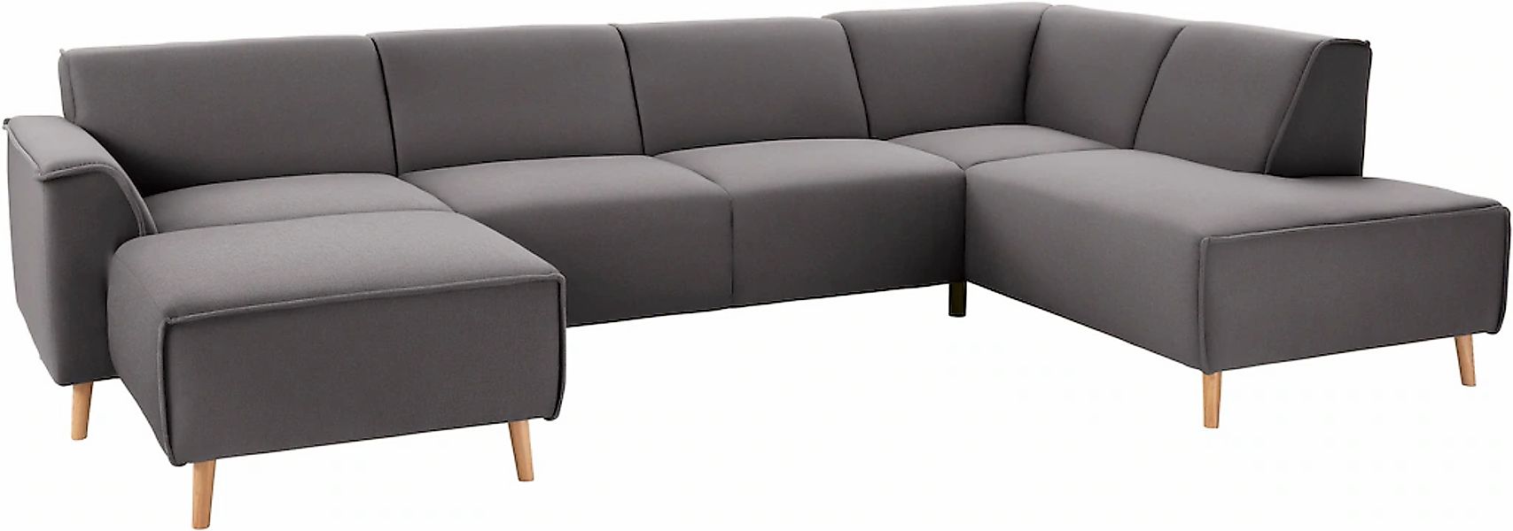 andas Wohnlandschaft "Janek Scandic Design, elegant und zeitlos U-Form" mit günstig online kaufen