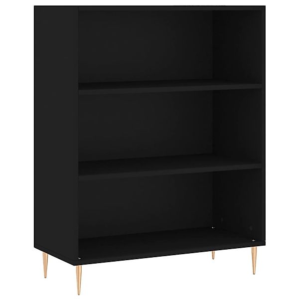vidaXL Bücherregal Bücherregal Schwarz 69,5x32,5x90 cm günstig online kaufen